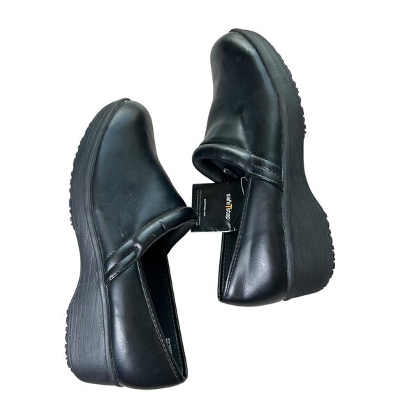 NEW SafeTStep Comfort Clogs Gretchen Black Women's 12W Non Slip Nursing Work - Picture 9 of 13